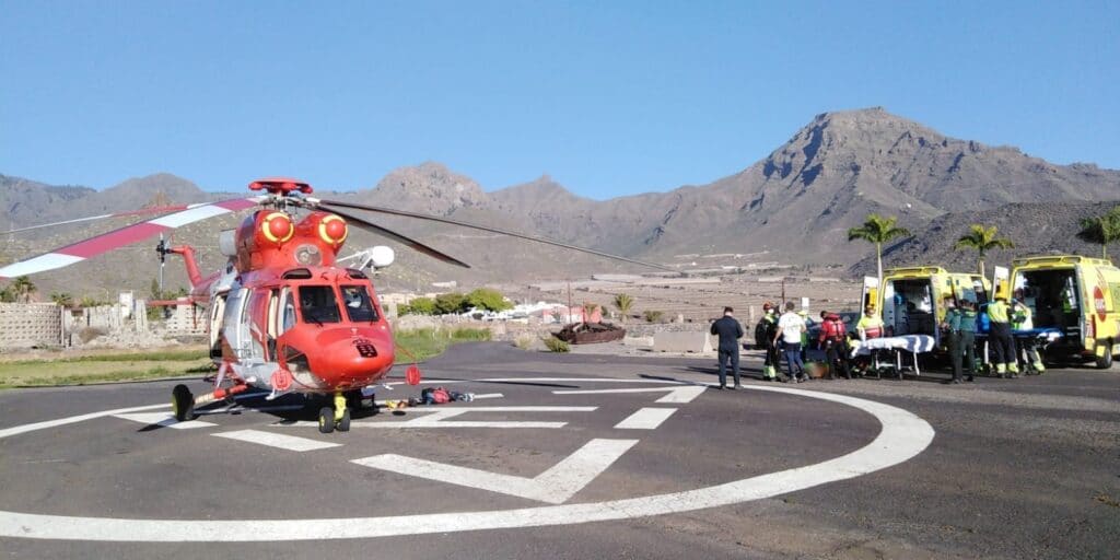 Gleitschirmpilot bei Absturz auf Teneriffa schwer verletzt
