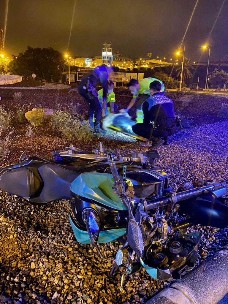 Motorrad-Unfall auf Gran Canaria ohne Führerschein