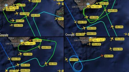 Landungen unmöglich! Kanaren-Flieger starten durch Landungen unmöglich! Kanaren-Flieger starten durch
