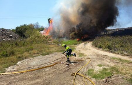Feuer-Schreck in Playa del Inglés auf Gran Canaria