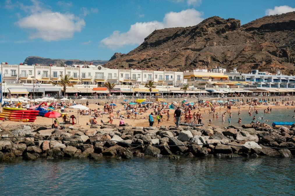 Puerto de Mogan Gran Canaria Touristen