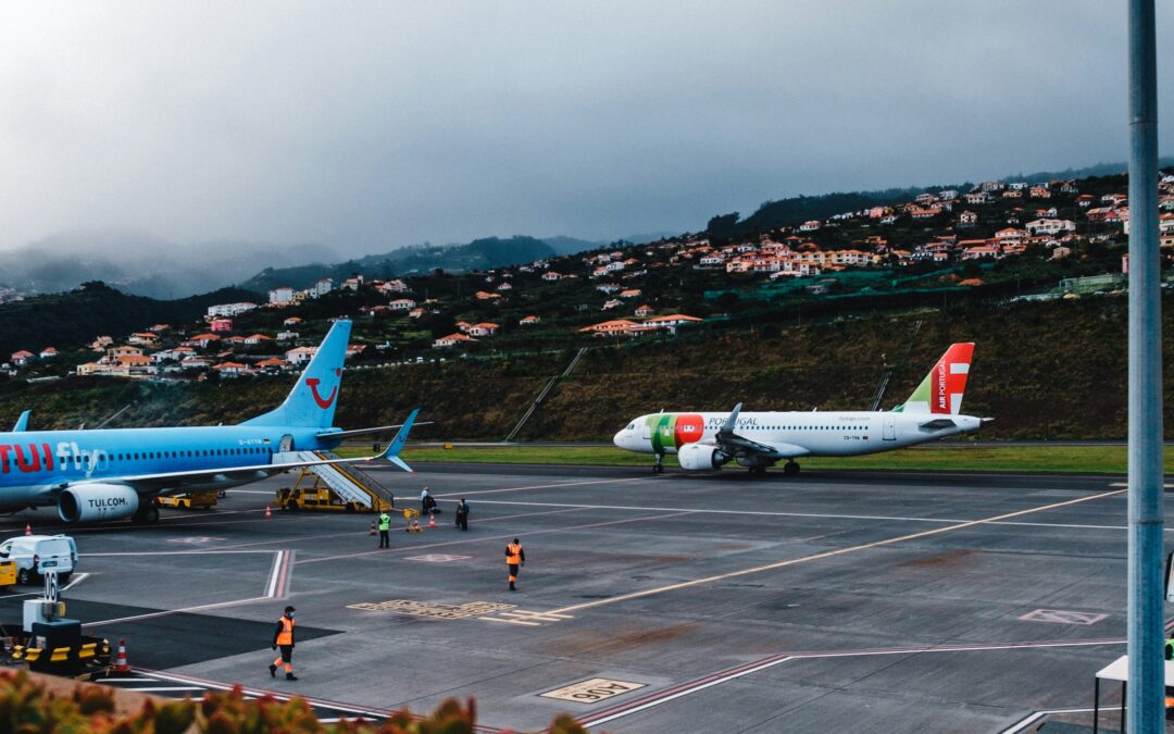 Schlechtes Wetter Flughafen